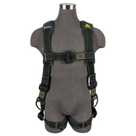 SAFEWAZE Arc Flash Full Body Harness: DE 3D, DE MB Chest/Legs, 2X 020-1279